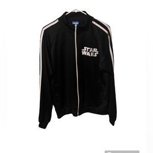 STAR WARS TRACK JACKET STORMTROOPER SKULL AND CROSSBONES ADIDAS STYLE